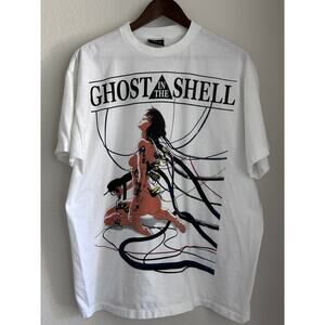 Ghost In The Shell T-shirt Reprint Changes Tag Single Stitch